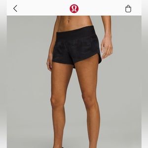 Lululemon Speed Up low rise shorts